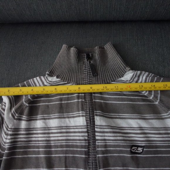 Diesel 55 DSL Optiisziyca Teknologie Light Material Zip Up Sweater Size M - Picture 10 of 15